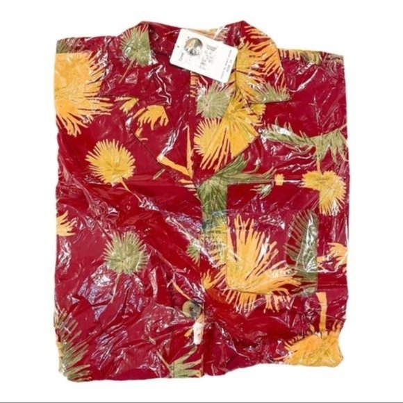 FREE PEOPLE Red Floral Malibu Shorts Romper Short Sleeve - NWT - Picture 4 of 4